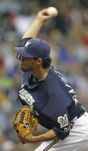 Yovanni Gallardo - The Milwaukee Brewers young and talented pitcher!