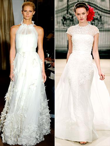 more wedding gowns - These two wedding gowns are what fashion expects say Christine Applegate will wear for her wedding.