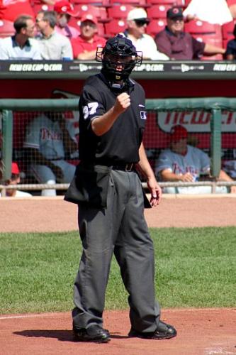 Umpire - A Major League Baseball umpire.