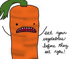 scary veggie - Hateful carrots