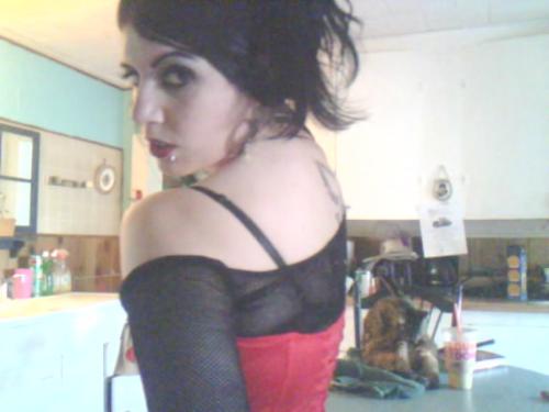 Hair Up -  Webcam photo of myself.