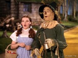 Dorothy and the Scarecrow - Scene from the Wizard of Oz