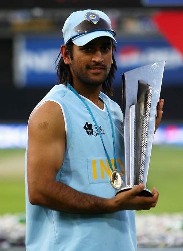 Dhoni - A well talented player for India.