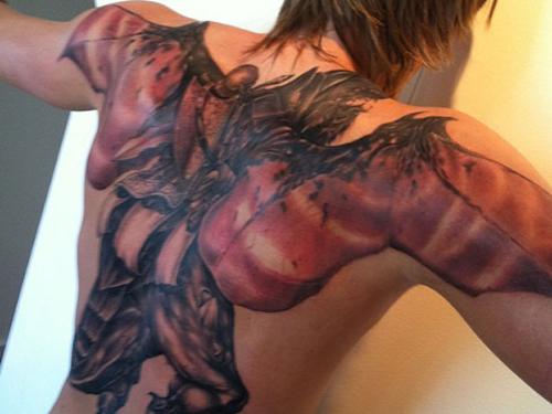 That is one big tattoo! - Utah Jazz's Andrei Kirilenko has this tattoo on his back. Unbelievible!