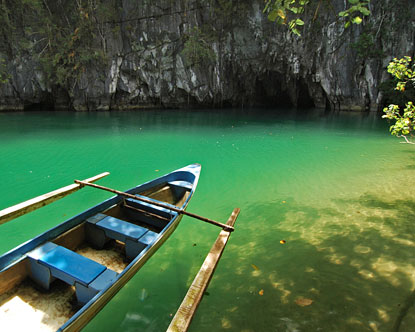 Puerto Princesa Subterranean River National Park,  - The Puerto Princesa Subterranean River National Park features a spectacular limestone karst landscape with its underground river. A distinguishing feature of the river is that it flows directly into the sea, and the lower portion of the river is subject to tidal influences. The area also represents a significant habitat for biodiversity conservation. The site contains a full mountain to the sea ecosystem and protects forests, which are among the most significant in Asia.