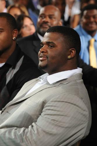 BJ Raji - Green Bay Packers defensive lineman at their Super Bowl ring ceremony 6/16/11.