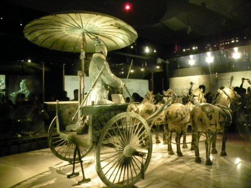 Terracotta Chariot - In China there is where the Terracotta chariot,with horses and driver were found. Researchers found the chariot,horses and rider in pieces. It took 5 years to put it back together!