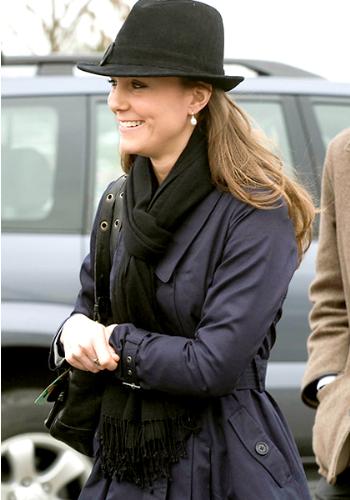 Kate - Kate looks great in the jacket and the fedora fits the outfit!