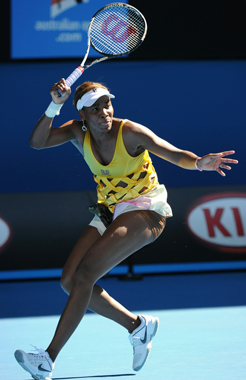 venus Williams - Venus has some unusual tennis outfits! This is no exception!