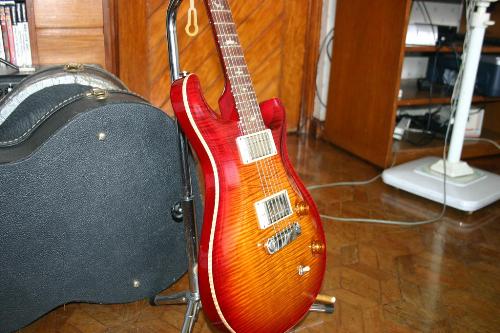 guitar - Red orange guitar.