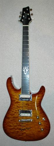 guitar - Guitar with brown color.