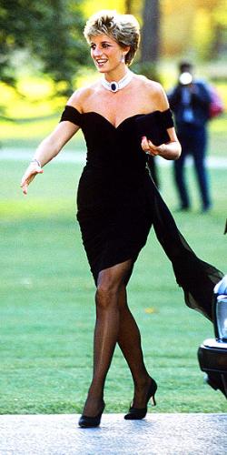Little Black dress - Princess Diana's little black dress in a double wow! It was sassy and it made a bold statement!