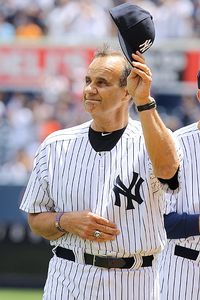 Joe Torre - Torre returned to Yankee stadium for an ol -timers game!