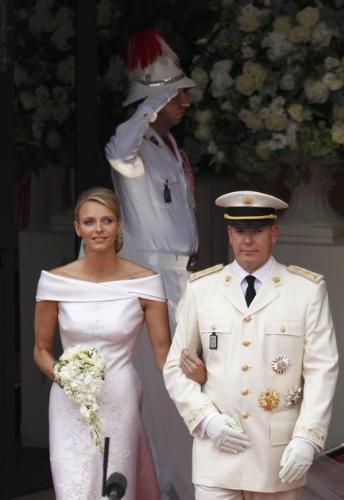 Monoco's royal wedding - Never thought Prince Albert would never get married but he did! He is now married to Princess Charlene!