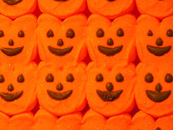 Peeps - Halloween peeps. I never liked peeps! i know alot of people do, I just don't.