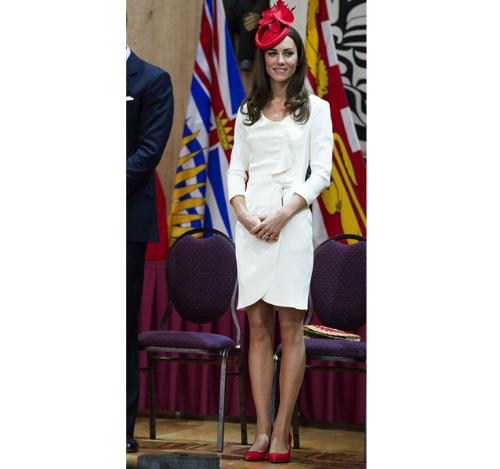 Kate Middleton - I didn't care for the style of the hat but I did like her dress!