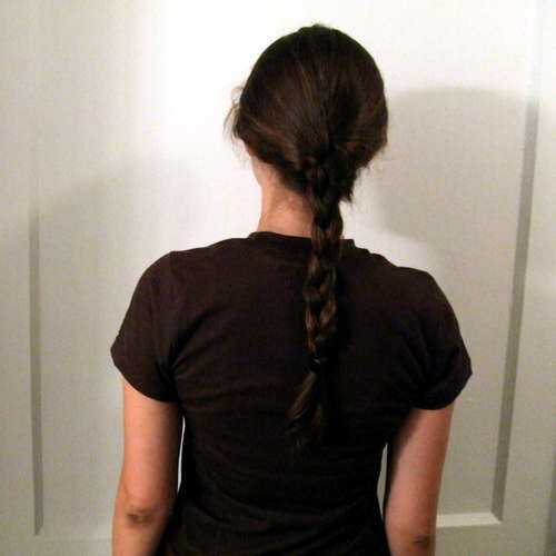 Braided hair - easy to pull...