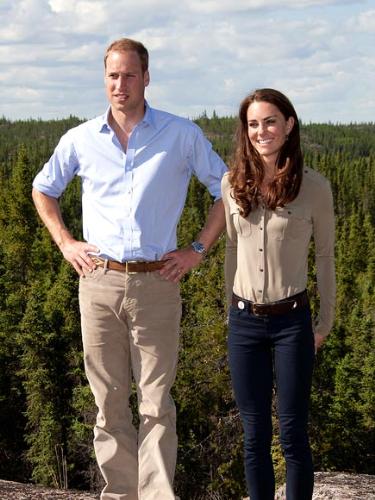 Kate Middleton - Kate and William while they were touring Canada.