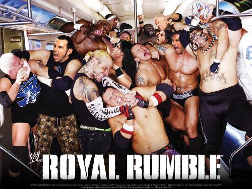 wwe - wwe royal rumble 30 man match wrestlers