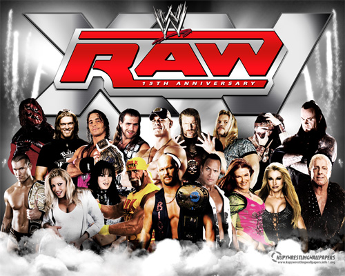 wwe - wwe raw 15th anniversary