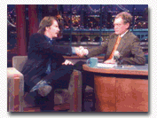 Jeff Foxworthy -  Comdian Jeff Foxworthy once when he was on the David Letterman show. He is a great comdian!