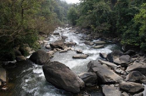 River Kumaradhara - Takes its birth at Western Ghats and flows down , later merges with Netravati river and joins the Arabian sea at Mangalore..