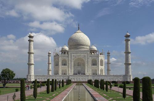 Taj Mahal - The famous Taj Mahal in India.