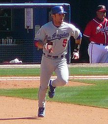 Nomar Garciaparra - Nomar when he was an LA Dodger. He is married to Mia Ham and they have twin girls.
