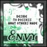 Envy - Envy icon 'Desire to possess what others have'.