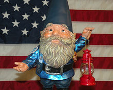 Gnome - Gnomes are lawn decorations and are also mythical beings of folk lore.