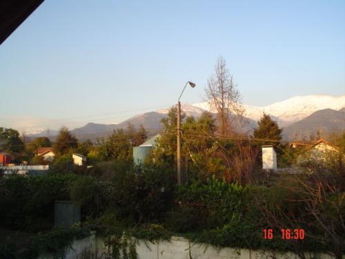 The mountains in Winter from my balcony - This is how near I see the Andes