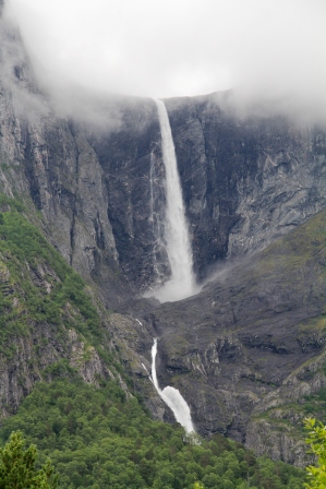 Big waterfall - One of Norways tallest waterfalls