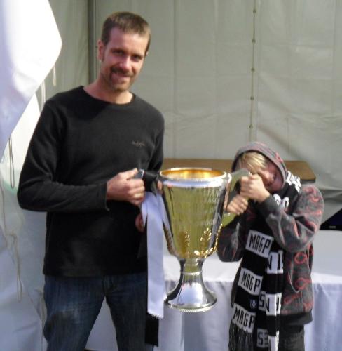 The 2010 AFL Premiership Cup won by Collingwood - This was the first time that I have ever had the chance to see the most important prize in Australian sport and it happened to be the one that was won by the team that I support!