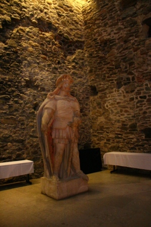 Statue of king Olaf Haraldson - Statue from Finland of a Norwegian viking king