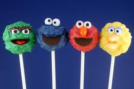Cake Pops (4) - elmo and friends cake pops (my #1 fave) ^^