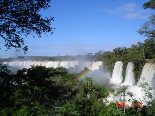 Foz de Iguazu - The biggest falls in the world. They are in the frontier between Brasil, Argentina and Paraguay