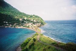 Scotts head Dominica - taken in june 03