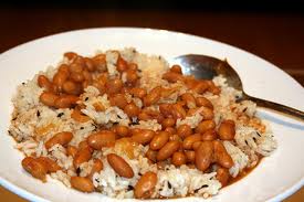 Rajma Chawal - Cooked rice with beans is known as rajma chawal.