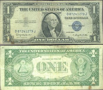 dollar bill - both sides