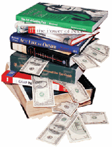 cash in books - hidden money in books