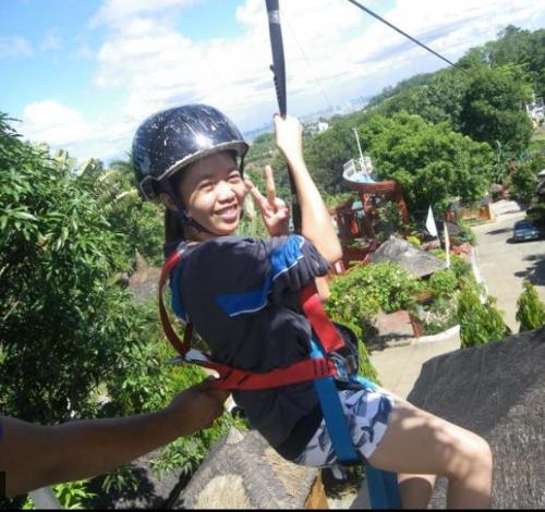 my first zipline - I wanted to experience zip-line so when we had a team building on Loreland at Antipolo I did it.  It was exhilarating and addicting! I wanted more!