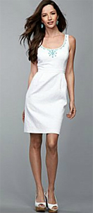 Summer dress - A cute white summer dress.