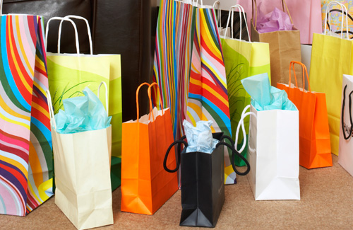 Shopping Bags - Colorful shopping bags
