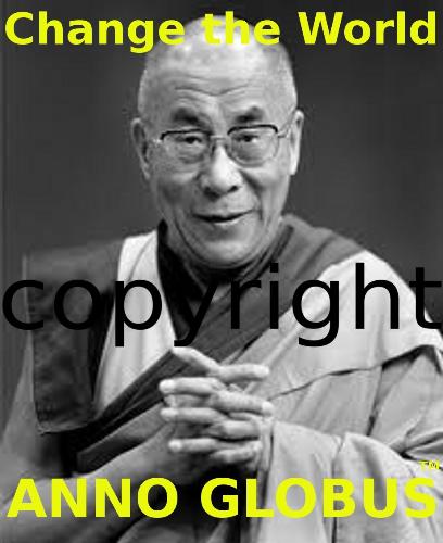 Anno Globus campaign - Dalai Lama from Tibet from the Anno Globus campaign