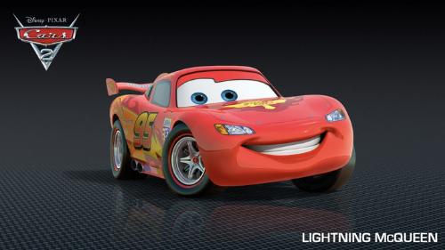 Lightning - Lightning McQueen the winning race car who is voiced by Owen Wilson.