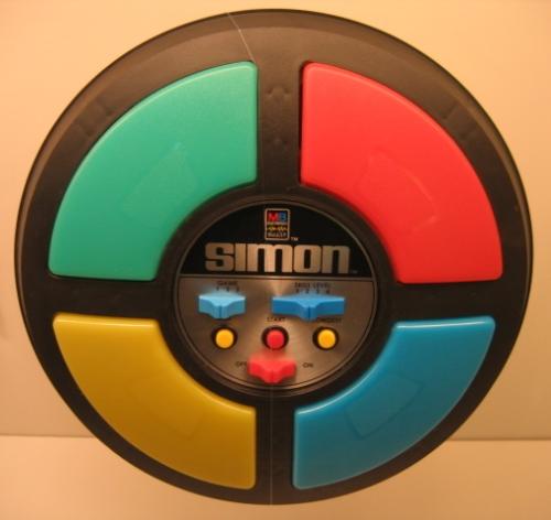 Simon - I loved this game! It was great trying to remember which order the lights went on! It was great for the memory!