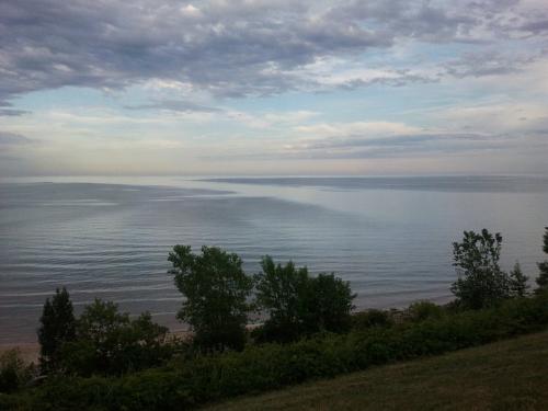 Lake Michigan - A view of one of the Great Lakes, Lake Michigan.