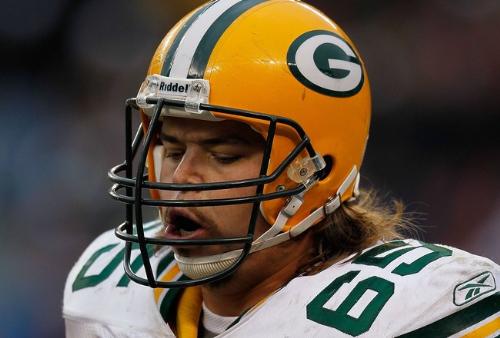 Tausch - mark tauscher was cut on juy 29,2011 because he didn't pass his physical do to his shoulder injury he sufferd last season. He will be missed!