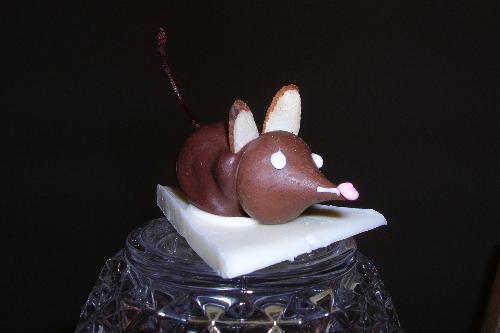Shower favors - These were shower favors from one of my wedding showers. It was a Cinderella theme, so they are the mice. I love them!