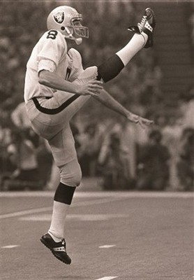 Ray Guy - The great punter who punted for the Oakland Raiders. He was the best and he can't get in the NFL Hall of Fame! It sucks!